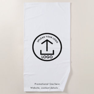 Custom Logo and Text Pool Promotional Professional Beach Towel