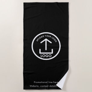 Custom Logo and Text Pool Promotional Professional Beach Towel