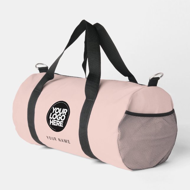 Custom Logo and Text Promotional Business Fitness Duffle Bag (Right Corner)
