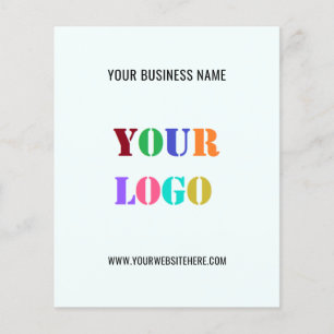 Custom Logo and Text Promotional Business Flyer