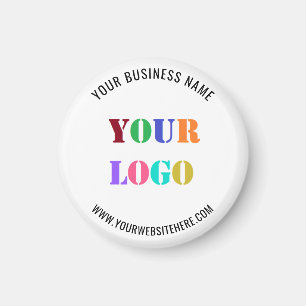 Custom Logo and Text Promotional Business Magnets