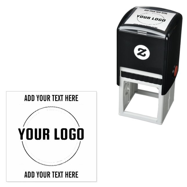 Custom Logo and Text  Self-inking Stamp (In Situ)