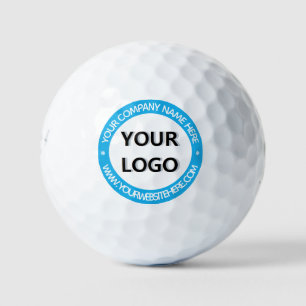 Custom Logo and Text Stamp Golf Balls Choose Colou