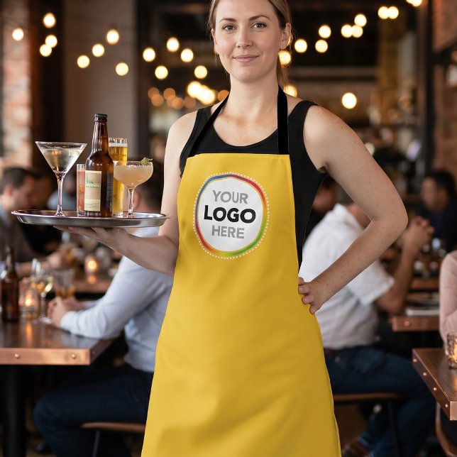 Custom Logo Apron - Branded Hospitality Workwear (Creator Uploaded)