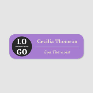 Custom Logo Beauty Stylist Magnetic Name Tag