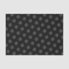 Custom logo black tissue paper business packaging