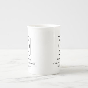 Custom Logo Bone China Corporate Promo mug