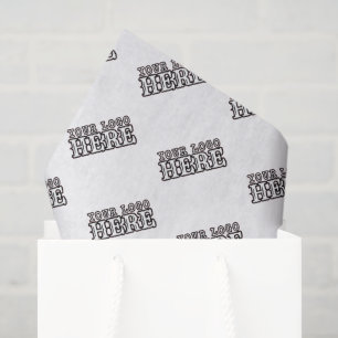 Custom Logo Branded Business Company Packaging Tissue Paper