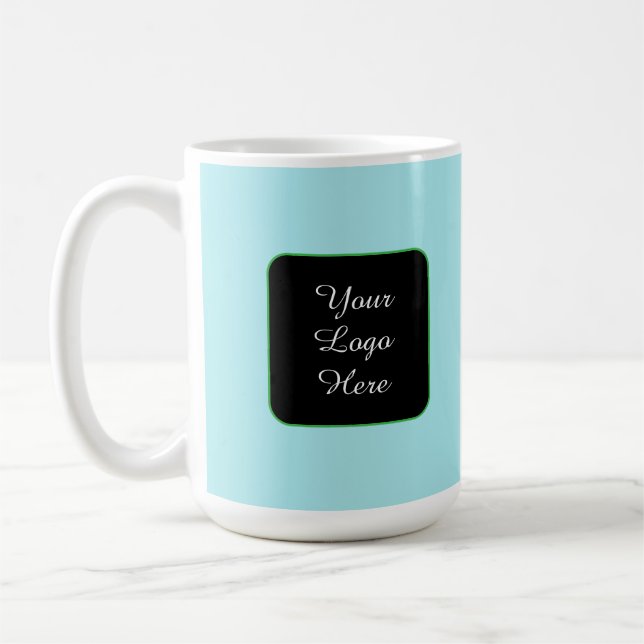 Custom Logo Branded Coffee Mug (Left)