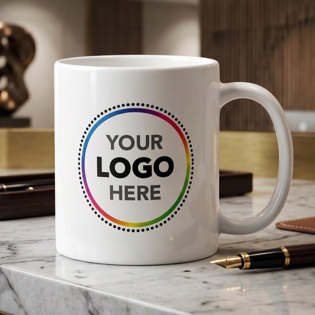 Custom Logo Branded Coffee Mug | Business Merch (Creator Uploaded)