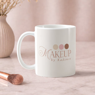 Custom Logo Branded Makeup Artist Coffee Mug