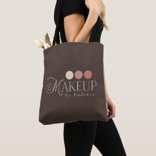 Custom Logo Branded Makeup Artist Tote Bag