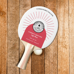 Custom Logo Branded Ping Pong Paddle