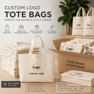 Custom Logo Branding Business Promotional Gift Large Tote Bag