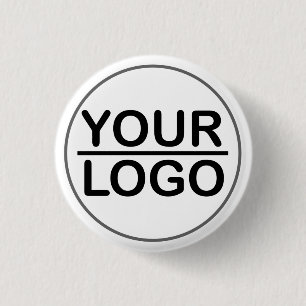 Custom logo business 3 cm round badge