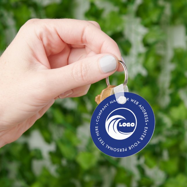 Custom Logo Business Branded Keychain (Hand)