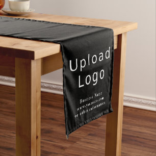 Custom Logo Business Branding Promotional Modern Short Table Runner