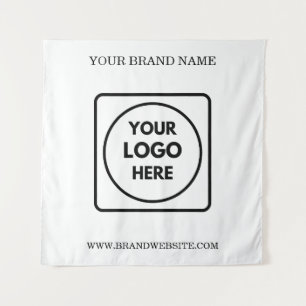 Custom Logo Business Branding Promotional Wall Tapestry