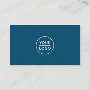 Custom logo business cards - any color background