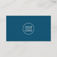 Custom logo business cards - any colour background