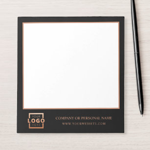 Custom Logo Business Company Branded Gift Copper Notepad