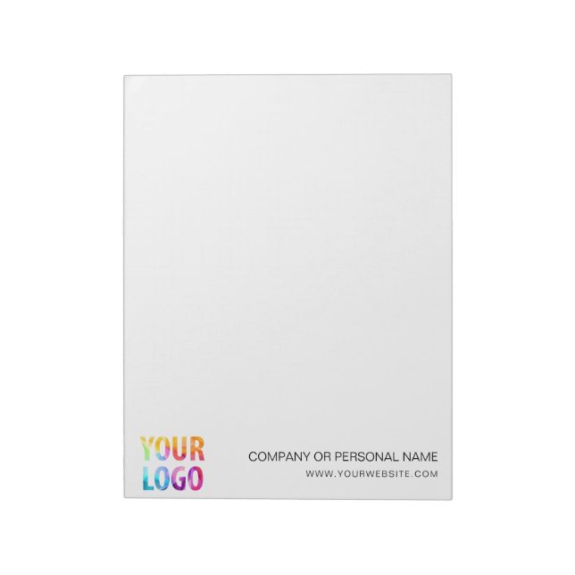Custom Logo Business Company Branded Gift Notepad (Rotated)