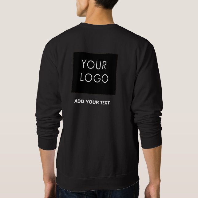 Custom Logo Business Company Corporate Sweatshirt (Back)