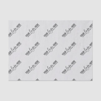 Custom Logo Business Company Packaging Light Grey Tissue Paper