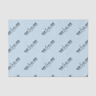 Custom Logo Business Company Packaging Pastel Blue Tissue Paper