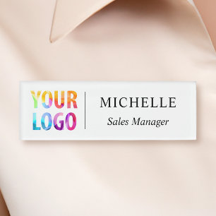 Custom Logo Business Employee Staff Name Tag