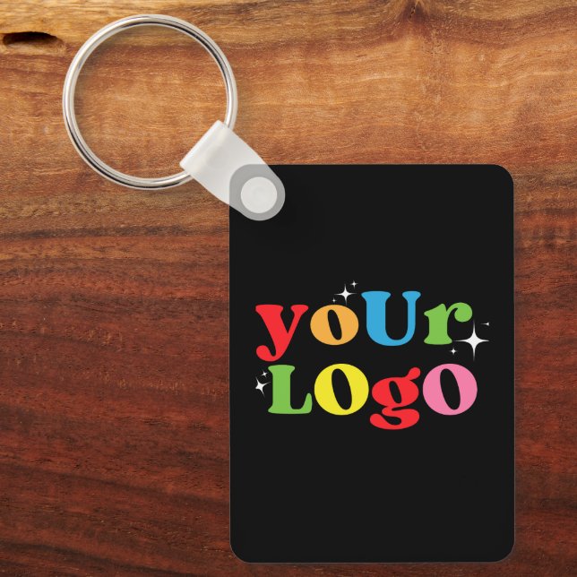 Custom Logo Business Key Ring (Front)