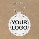 Custom logo business key ring<br><div class="desc">Custom logo business keychain - Customise this design to your liking! Simply upload your photo and create your personalised keychain. You can also TRANSFER this DESIGN to other Zazzle products and adapt it to most items. Click on the “Edit Design” or “Personalise this template” button to add, remove, or modify...</div>