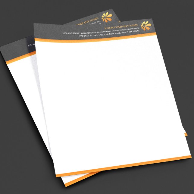 Custom Logo Business Letterhead Template (Creator Uploaded)