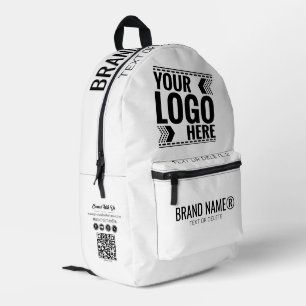 Custom Logo, Business or Brand Logo Personalised Printed Backpack