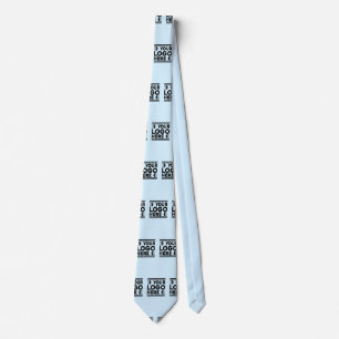 Custom Logo, Business or Brand Logo Personalised Tie