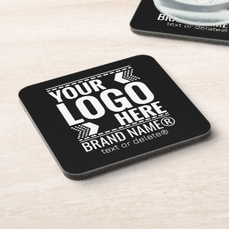 Custom Logo, Business or Brand Logo Personalized Coaster