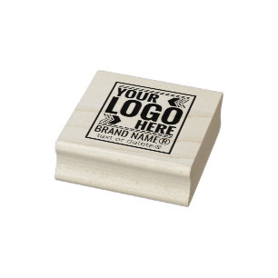 Custom Logo, Business or Brand Logo Personalized  Rubber Stamp