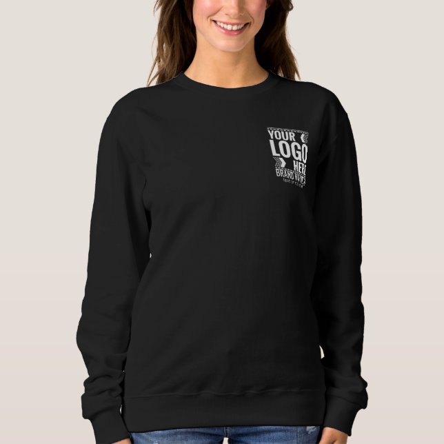 Custom Logo, Business or Brand Logo Personalized  Sweatshirt (Front)