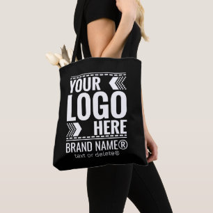 Custom Logo, Business or Brand Logo Personalized  Tote Bag