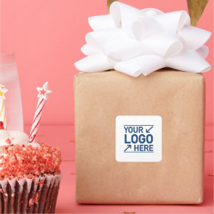 Custom Logo Business Packaging Brand Personalized Square Sticker