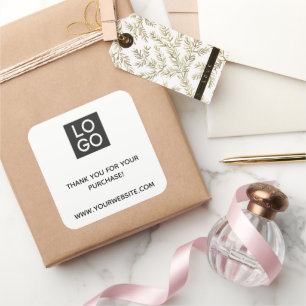 Custom Logo Business Packaging Sticker Seal