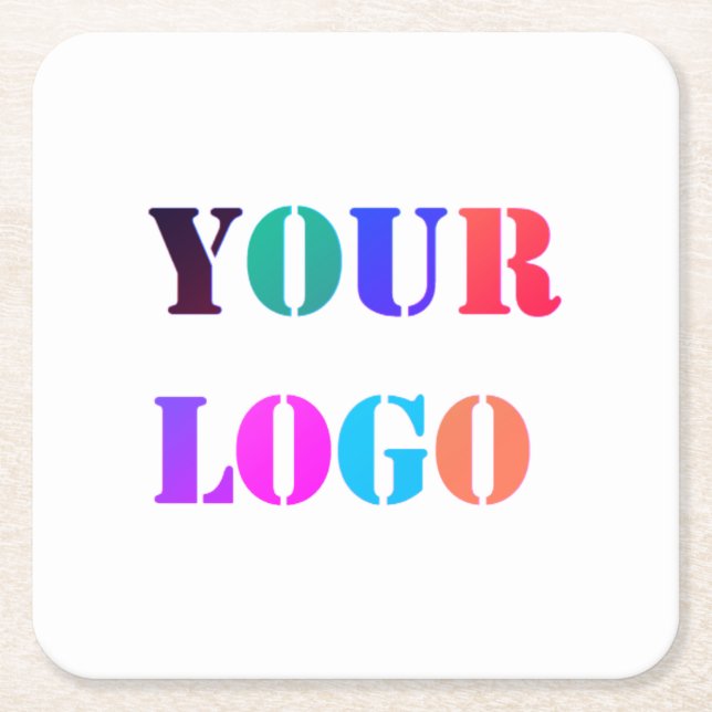 Custom Logo Business Promotional Paper Coaster (Front)