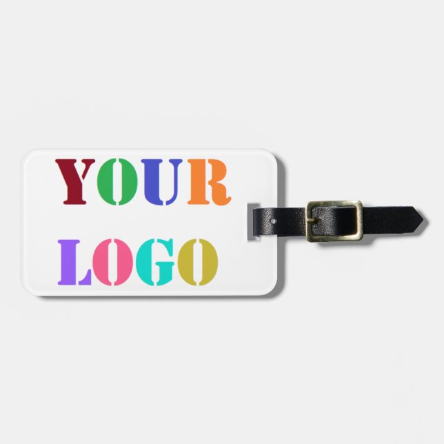 Custom Logo Business Promotional Personalised Your Luggage Tag (Front Horizontal)