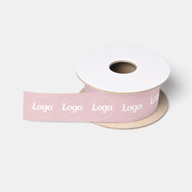 Custom Logo Business  Satin Ribbon (Spool)