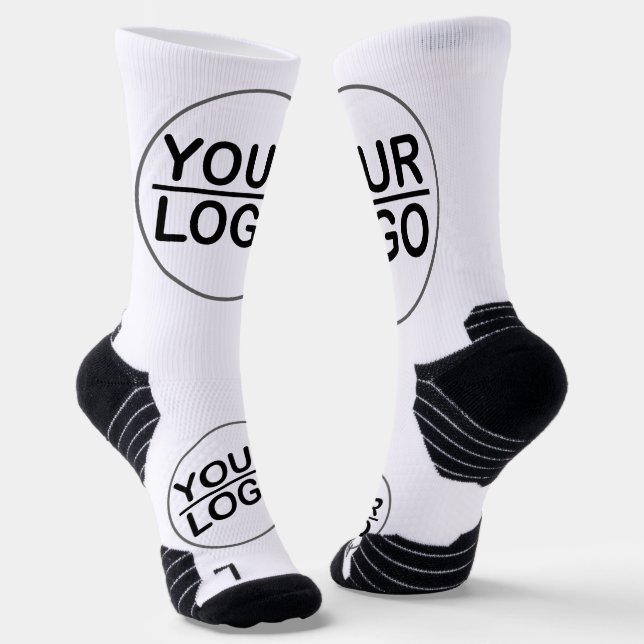 Custom logo business socks (Angled)
