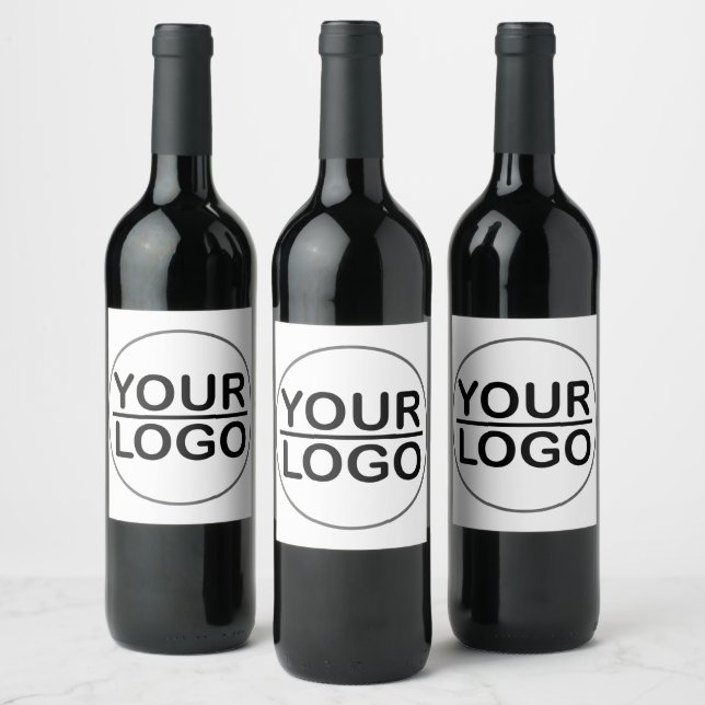 Custom logo business wine label (Bottles)
