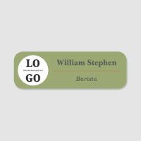 Custom Logo Cafe Restaurant Employee Magnetic