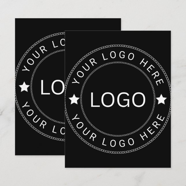 Custom Logo Card (Front/Back)