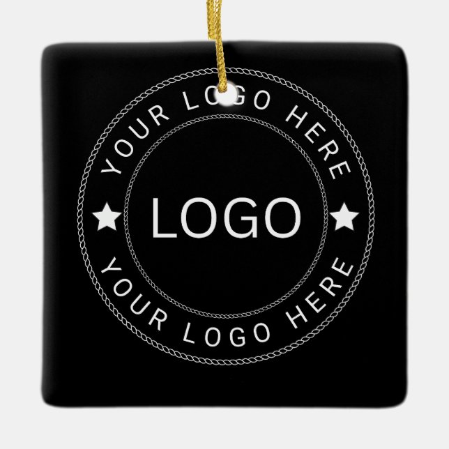 Custom Logo Ceramic Ornament (Front)