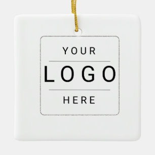 Custom Logo Ceramic Ornament